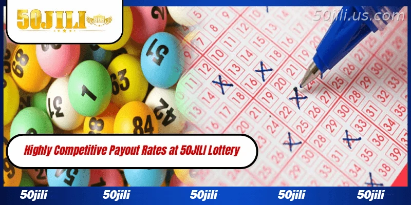 Lottery payout systems available at 50JILI