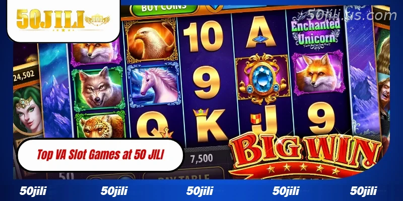 Popular VA Slot games available at 50JILI